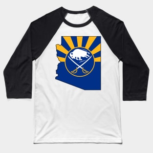 Logo for the Arizona Sabres Backers group Buffalo in the Desert Baseball T-Shirt